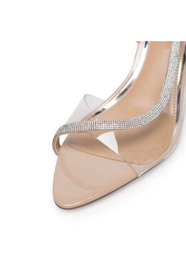 Nine West Sandały JF2086-1 Beżowy. Kolor: beżowy. Materiał: syntetyk