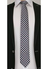 Oryginalny, Męski Krawat w Szachownicę - 6,7 cm - Chattier, Wielokolorowy. Kolor: wielokolorowy. Materiał: tkanina. Styl: elegancki, wizytowy #2