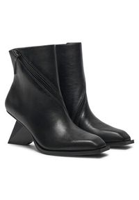 United Nude Botki Rockit Zip Bootie 1086501192 Czarny. Kolor: czarny. Materiał: skóra #4