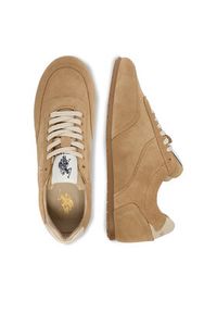U.S. Polo Assn. Sneakersy EO-CAMMY001W/6S1 Beżowy. Kolor: beżowy. Materiał: zamsz, skóra #5