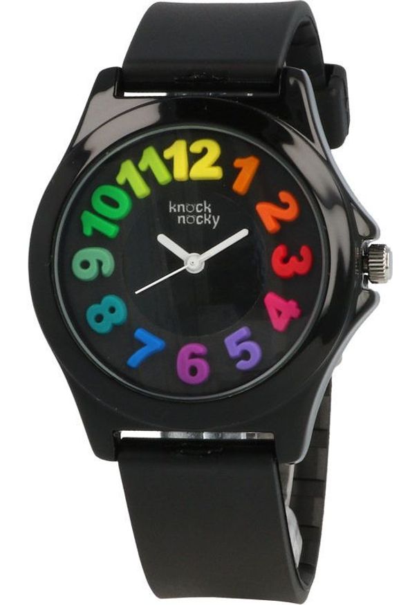 Czarny zegarek Knock Nocky