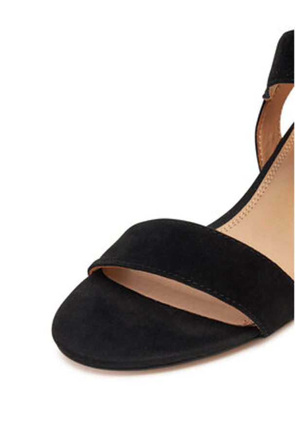 Sergio Bardi Sandały WFA3762-1Z-SB Czarny. Kolor: czarny. Materiał: skóra, zamsz