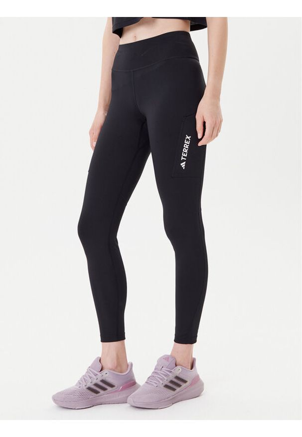 Adidas - adidas Legginsy Terrex Multi JF1266 Czarny Slim Fit. Kolor: czarny. Materiał: syntetyk