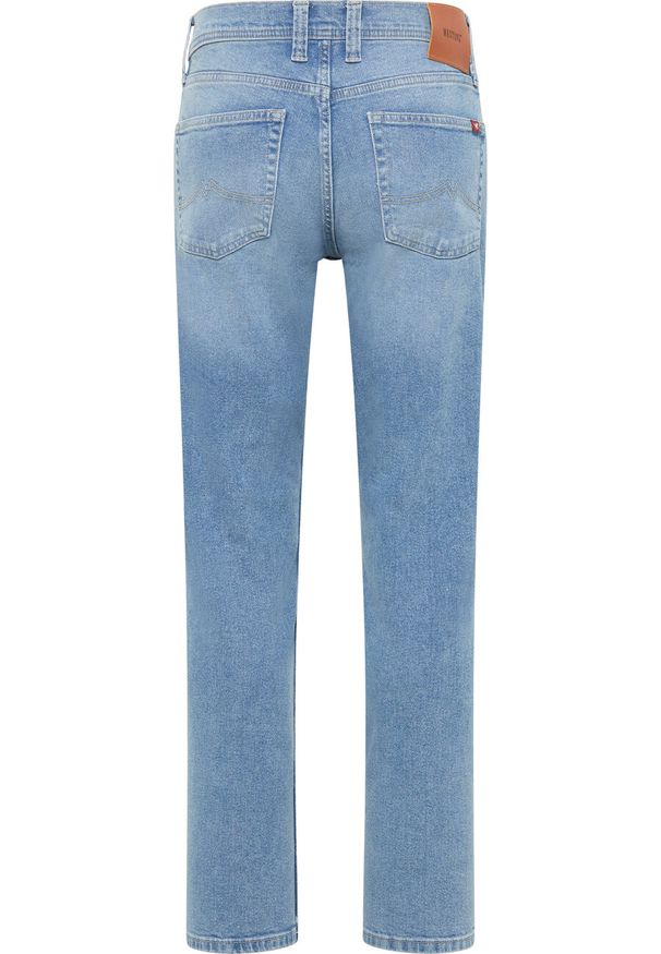 Mustang - Męskie Spodnie Jeansowe MUSTANG Denver Straight Denim Blue 1014878 5000 414