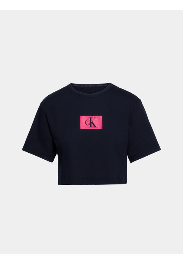 Koszulka piżamowa Calvin Klein Underwear. Kolor: czarny