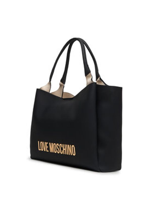 Love Moschino - LOVE MOSCHINO Torebka JC4107PP1OKD0000 Czarny. Kolor: czarny. Materiał: skórzane