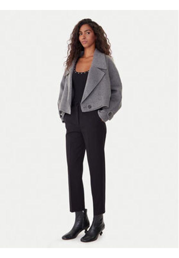 ViCOLO Spodnie materiałowe TF0229 Czarny Regular Fit. Kolor: czarny. Materiał: syntetyk