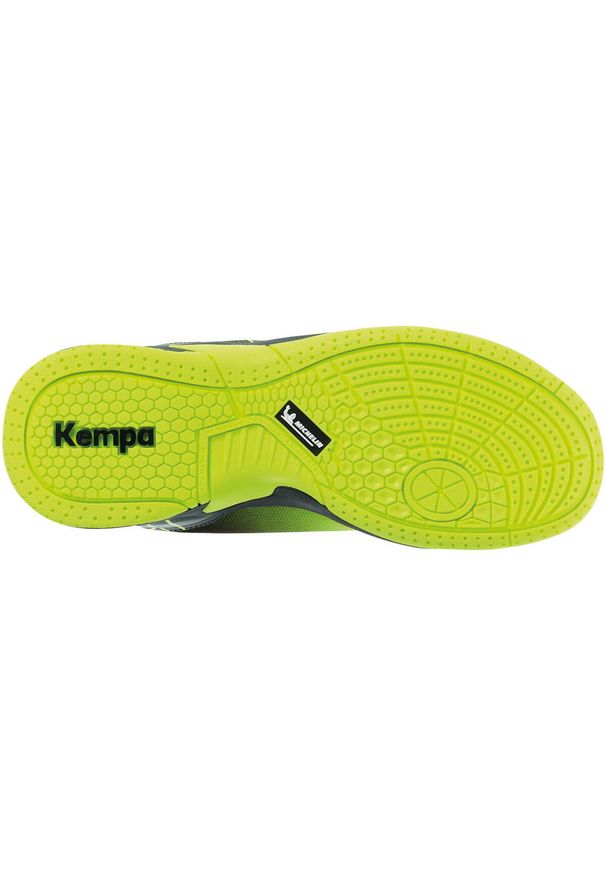 KEMPA - Buty halowe dla dzieci Kempa Attack 2.0 Back2Colour. Kolor: czarny, żółty, wielokolorowy. Szerokość cholewki: normalna