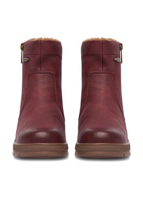 Go Soft Botki CEO-INES WS5921-03 Bordowy. Kolor: czerwony. Materiał: materiał