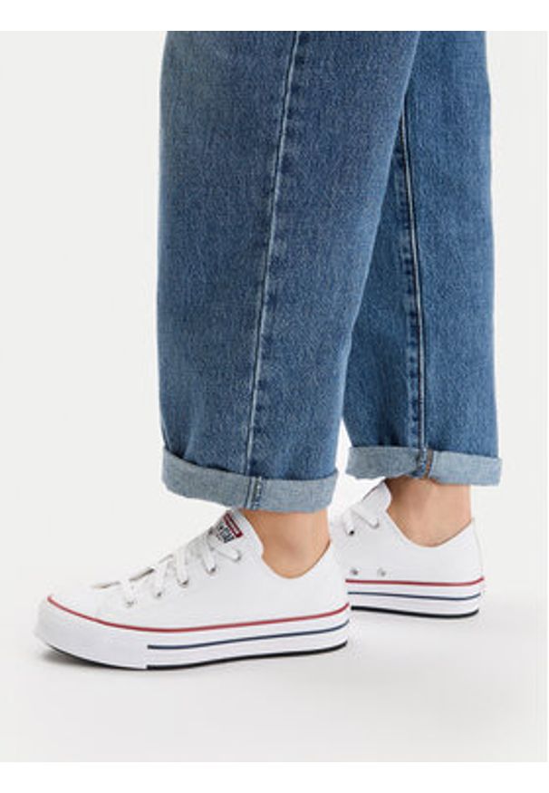 Converse Trampki Chuck Taylor All Star Eva Lift Ox 272858C Biały. Kolor: biały. Materiał: materiał