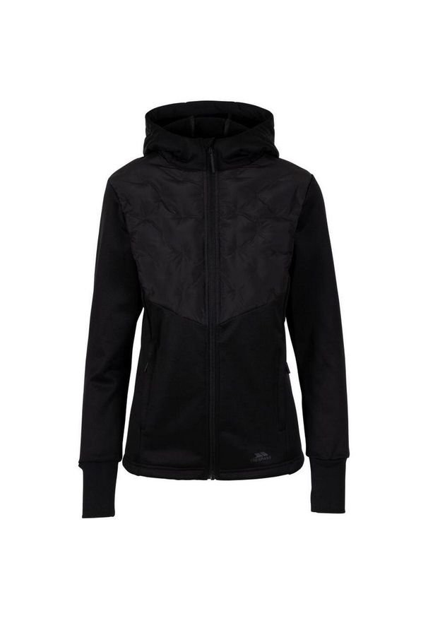 TRESPASS - Kurtka Hybrydowa Damska Marney Active Hybrid Jacket. Kolor: czarny. Sport: turystyka piesza