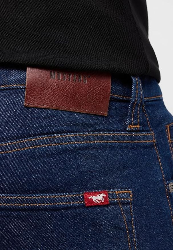 Męskie Spodnie Jeansowe Mustang Style Oregon Boot Denim Blue 1016342 5000 940
