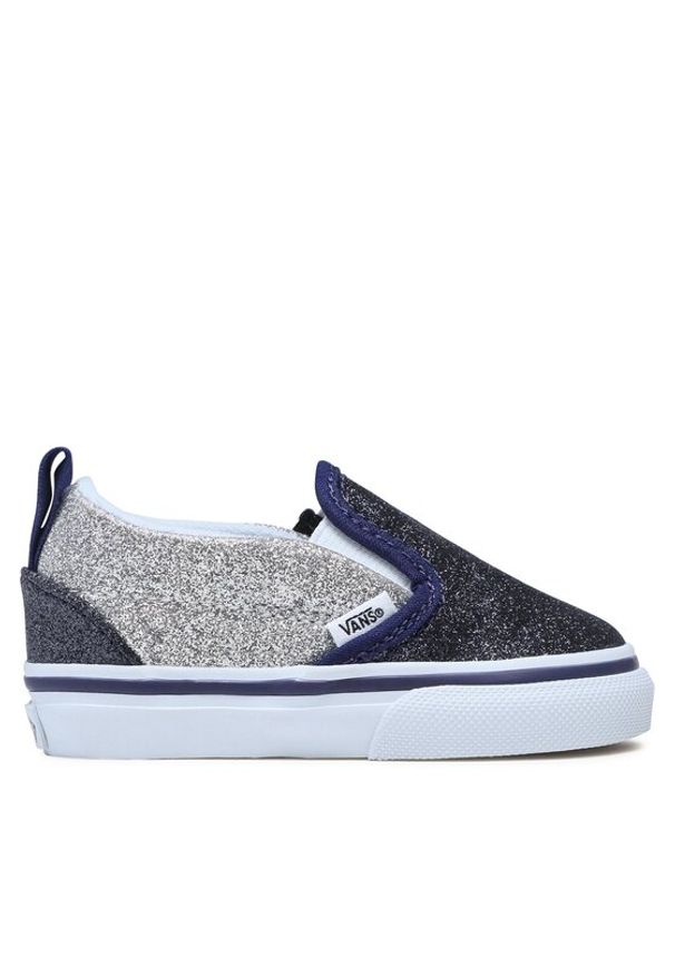 Vans Tenisówki Td Slip-On V VN0A3488SXN1 Srebrny. Zapięcie: bez zapięcia. Kolor: srebrny. Materiał: materiał