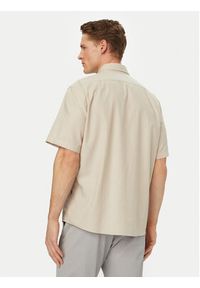 BOSS Koszula H-Liam 50560404 Beżowy Regular Fit. Kolor: beżowy. Materiał: bawełna #3