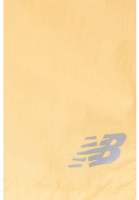 New Balance kurtka do biegania Impact Run kolor pomarańczowy przejściowa oversize. Kolor: pomarańczowy. Materiał: materiał. Długość rękawa: raglanowy rękaw #6