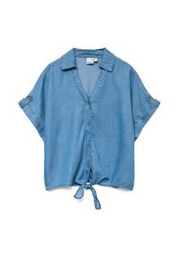 Vero Moda Koszula Fleur 10326059 Niebieski Regular Fit. Kolor: niebieski. Materiał: lyocell #4