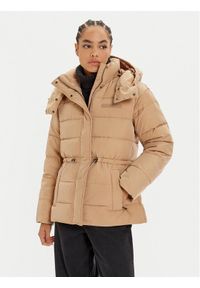 Calvin Klein Kurtka zimowa K20K207739 Beżowy Regular Fit. Kolor: beżowy. Materiał: syntetyk. Sezon: zima #1