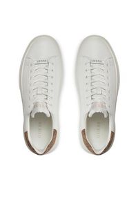 Guess Sneakersy Elba FMPVIB LEA12 Biały. Kolor: biały. Materiał: skóra #4