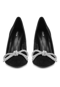 DeeZee Szpilki HT92831-140 Czarny. Kolor: czarny. Materiał: materiał. Obcas: na szpilce #5