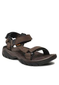 Teva Sandały M Terra Fi 5 Universal Leather 1099442 Brązowy. Kolor: brązowy. Materiał: nubuk, skóra #6