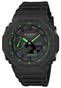 G-Shock - Zegarek Męski G-SHOCK Neon Accent Series Octagon GA-2100-1A3ER. Rodzaj zegarka: analogowe