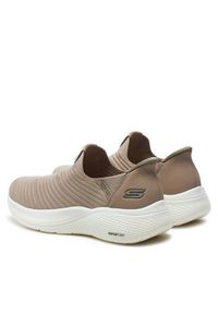 skechers - Skechers Sneakersy 117508 TPE Brązowy. Kolor: brązowy. Materiał: materiał