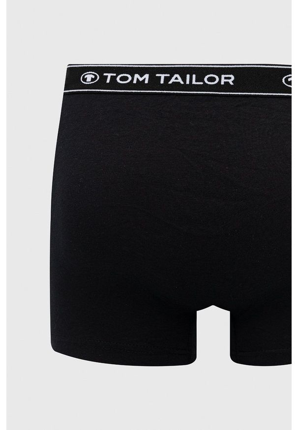Tom Tailor bokserki (3-pack) męskie kolor czarny. Kolor: czarny. Materiał: materiał