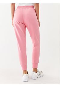 Versace Jeans Couture Spodnie dresowe 73HAAT01 Różowy Regular Fit. Kolor: różowy. Materiał: bawełna, dresówka #4
