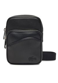 Lacoste Saszetka NH4563GY Czarny. Kolor: czarny. Materiał: skóra