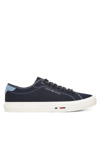 TOMMY HILFIGER - Tenisówki Tommy Hilfiger. Kolor: niebieski. Styl: street