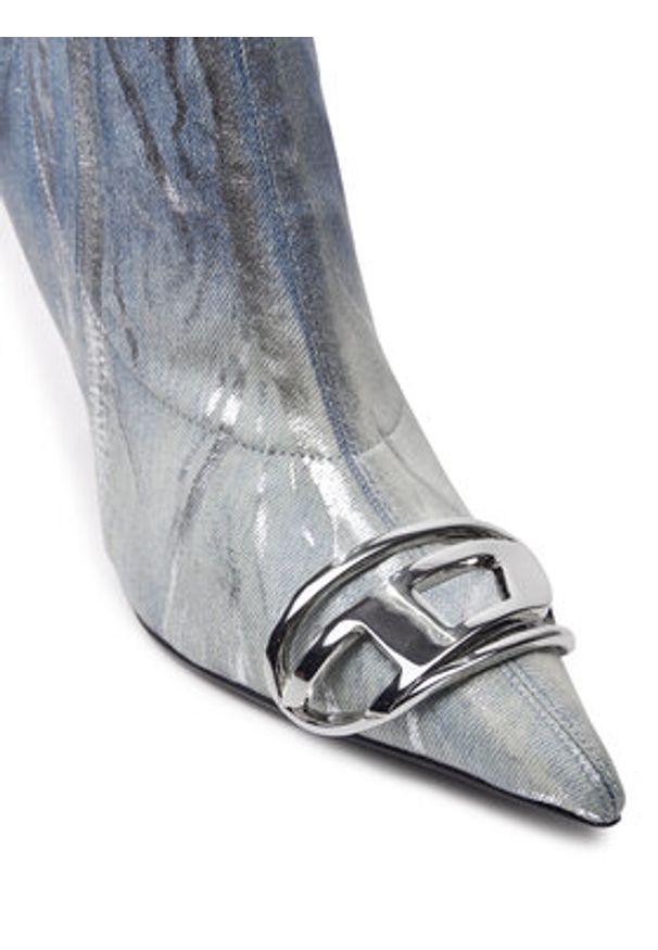 Diesel Kozaki Venus AB Y03413 P6264 H9502 Niebieski. Kolor: niebieski. Materiał: materiał