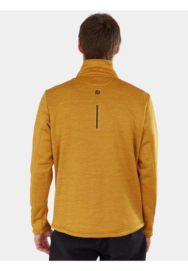 FUNDANGO - Sweter Męski Fundango Revolution. Kolor: żółty. Materiał: polar, materiał. Sport: turystyka piesza