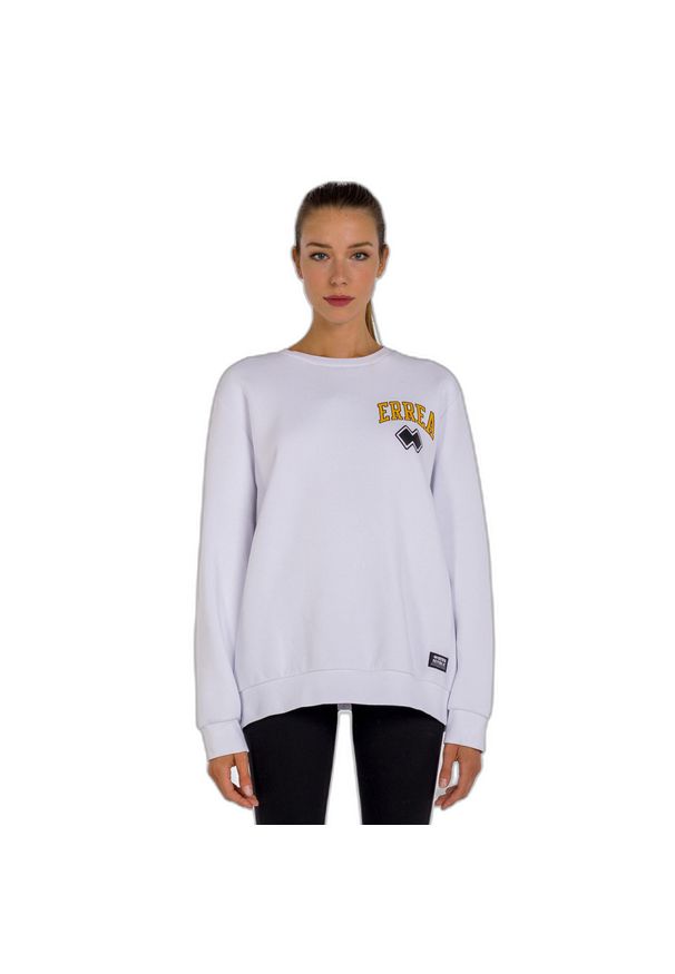 ERREA - Bluza z okrągłym dekoltem Errea Graphic 51. Kolor: biały. Materiał: poliester, bawełna. Sport: fitness