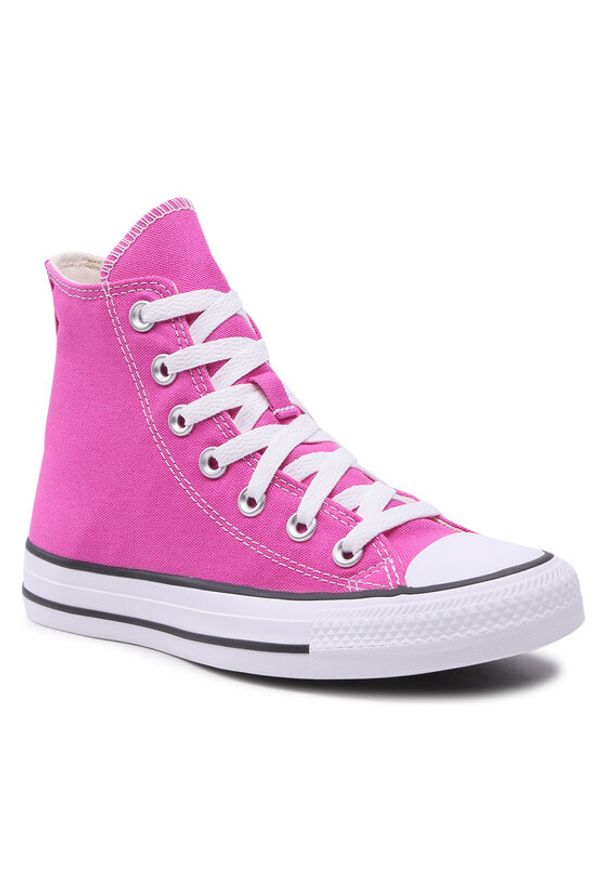 Converse Trampki Ctas Hi A00787C Różowy. Kolor: różowy. Materiał: materiał