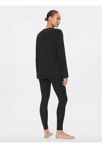Calvin Klein Underwear Piżama 000QS7046E Czarny Regular Fit. Kolor: czarny. Materiał: bawełna