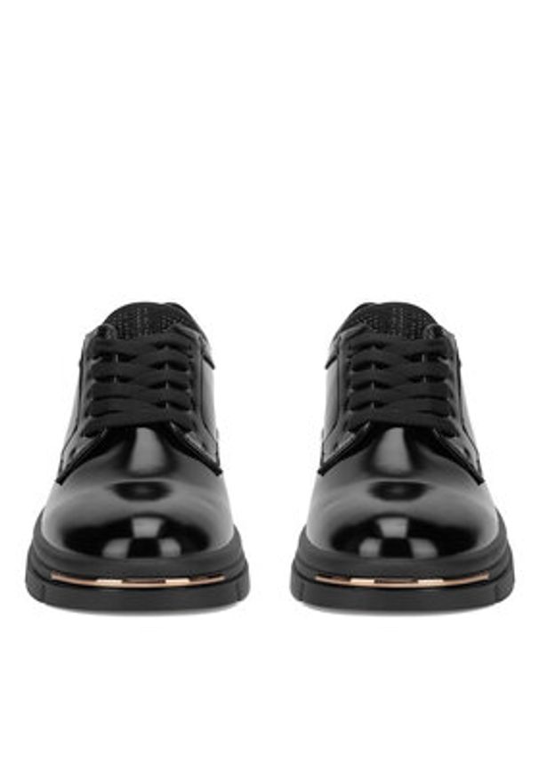 MEXX Półbuty MI001101043W Czarny. Kolor: czarny. Materiał: skóra