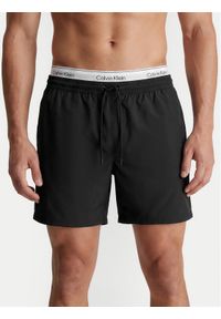 Calvin Klein Swimwear Szorty kąpielowe LV00N61023 Czarny Regular Fit. Kolor: czarny. Materiał: syntetyk #1