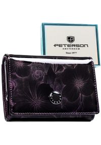 Portfel damski Peterson PTN PS445-FDS fioletowy. Kolor: fioletowy