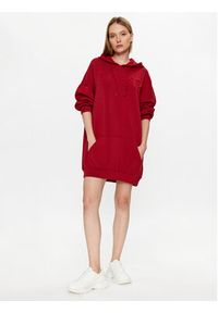 Guess Bluza V3BQ14 K7UW2 Czerwony Regular Fit. Kolor: czerwony. Materiał: wiskoza