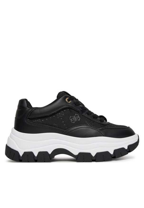 Guess Sneakersy FLFBRT ELE12 Czarny. Kolor: czarny. Materiał: skóra