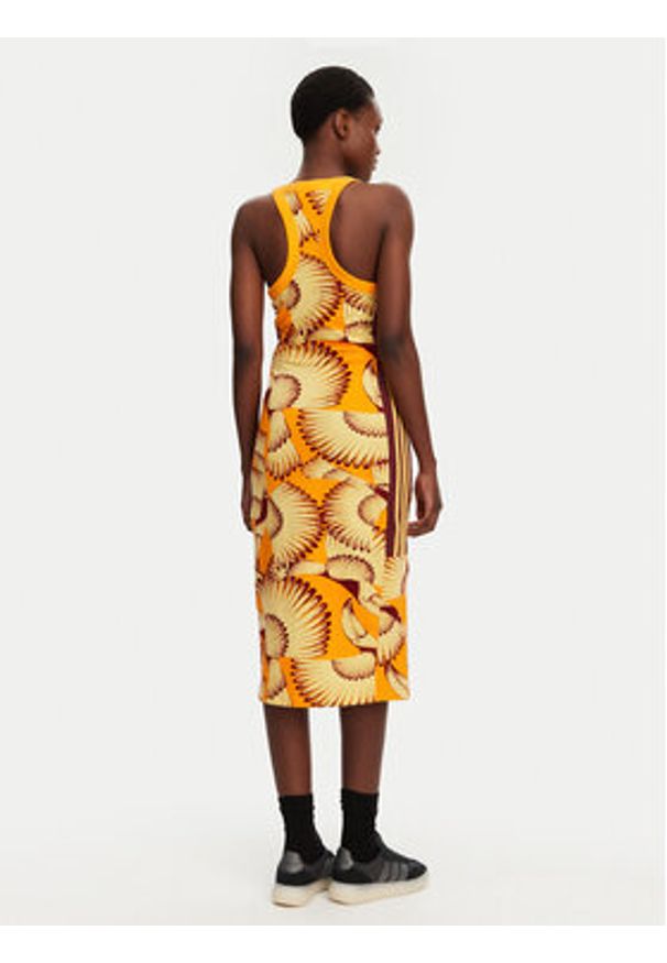 Adidas - adidas Sukienka codzienna FARM Premium JD6315 Pomarańczowy Slim Fit. Okazja: na co dzień. Kolor: pomarańczowy. Materiał: bawełna. Typ sukienki: proste. Styl: casual