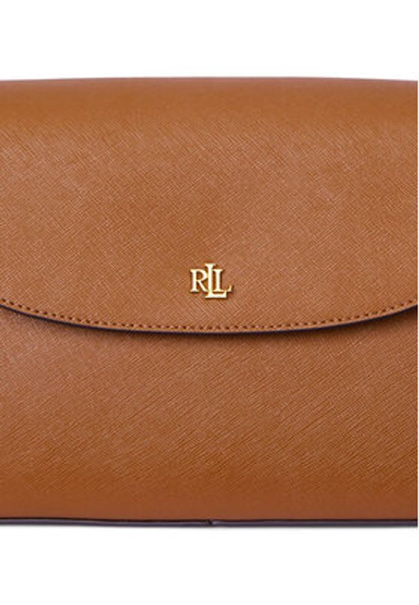 Lauren Ralph Lauren - LAUREN RALPH LAUREN Torebka 431969364002 Brązowy. Kolor: brązowy. Materiał: skórzane