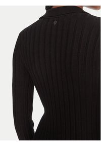 Guess Sukienka dzianinowa W5BK60 Z2YJ2 Czarny Slim Fit. Kolor: czarny. Materiał: wiskoza