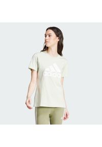 Adidas - LOUNGEWEAR Essentials Logo Tee. Kolor: beżowy