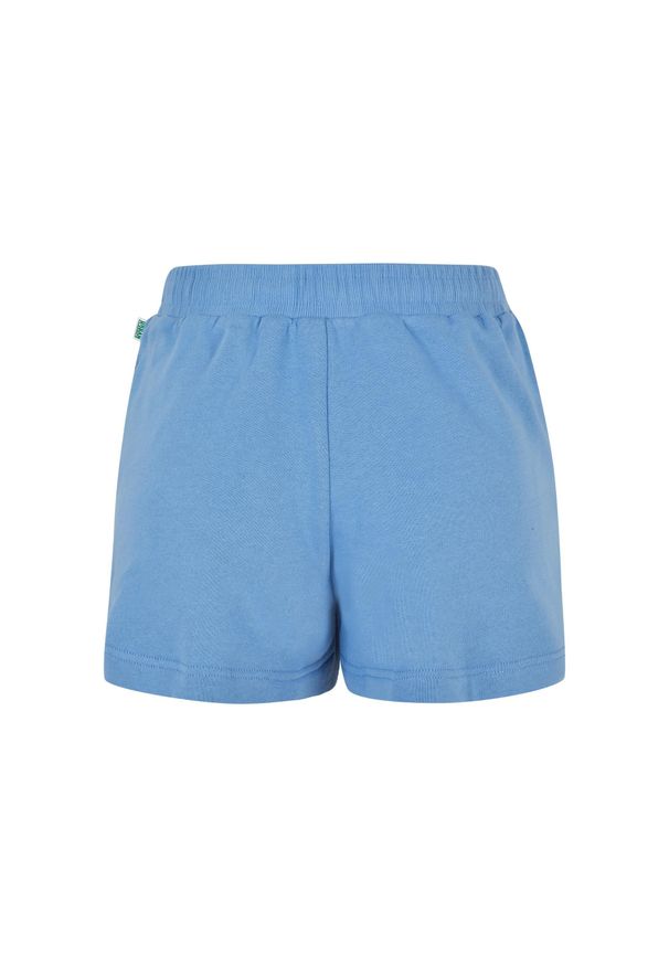 Szorty damskie Urban Classics Organic Terry. Kolor: niebieski. Długość: krótkie. Sezon: lato
