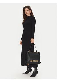 Love Moschino - LOVE MOSCHINO Torebka JC4054PP1MLG0000 Czarny. Kolor: czarny. Materiał: skórzane #5