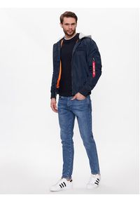 Alpha Industries Kurtka bomber MA-1 196108 Granatowy Regular Fit. Kolor: niebieski. Materiał: syntetyk #2
