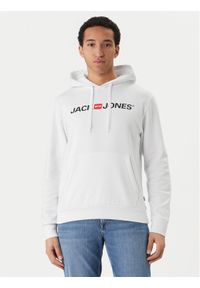 Jack & Jones Bluza Corp Old Logo 12137054 Biały Regular Fit. Kolor: biały. Materiał: syntetyk #1