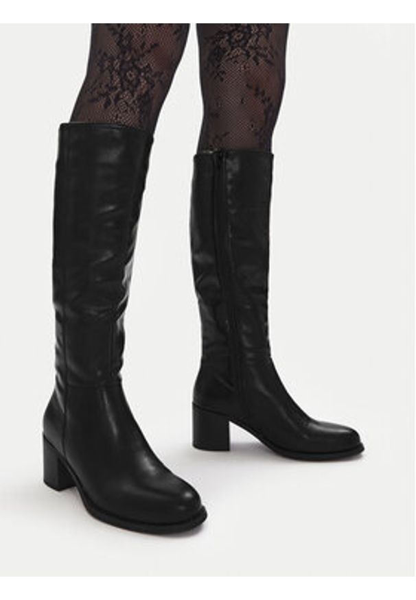 Jenny - JENNY Kozaki CEO-TESSA WS22461-01 Czarny. Kolor: czarny. Materiał: materiał, syntetyk