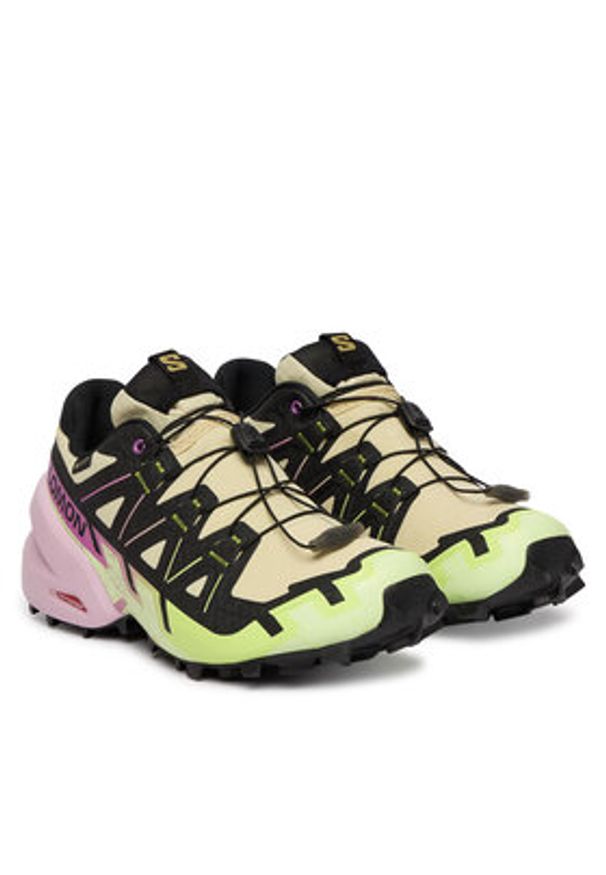 salomon - Salomon Buty do biegania Speedcross 6 Gore-Tex L47985700 Żółty. Kolor: żółty. Materiał: materiał. Technologia: Gore-Tex. Model: Salomon Speedcross